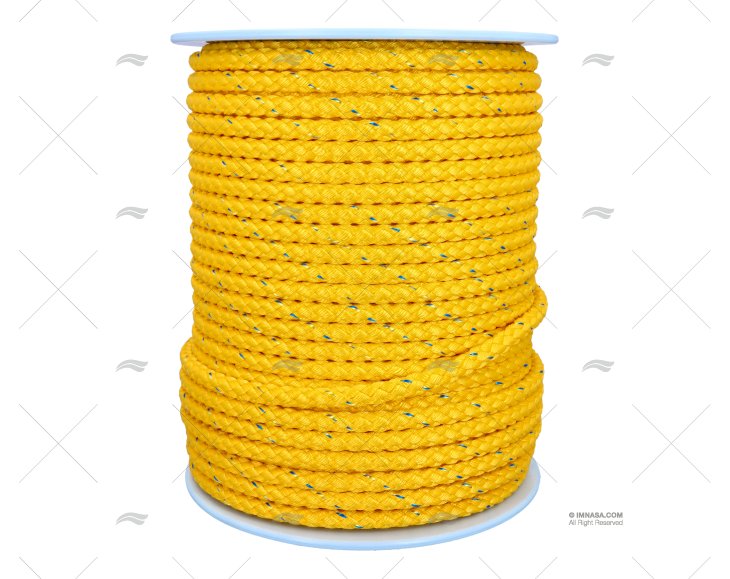 CORDAGE LIROS NAUTIC 14mm JAUNE 150m