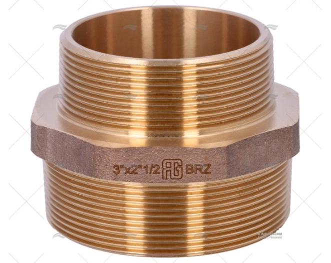 NÍPEL BRONZE M-M 3"-2"1/2 GUIDI