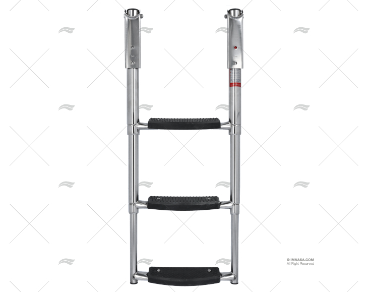 TELESCOPING DROP LADDER 3 WIDE STEPS INO