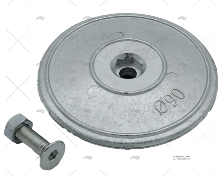 ZINC DOUBLE DISC D90MM GUARDIAN