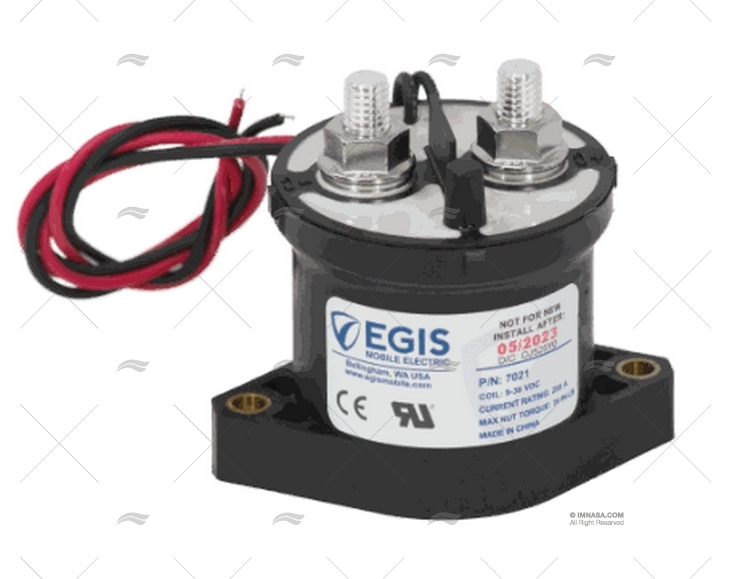 CONTATTATORE 250A 12/24V SLD EGIS