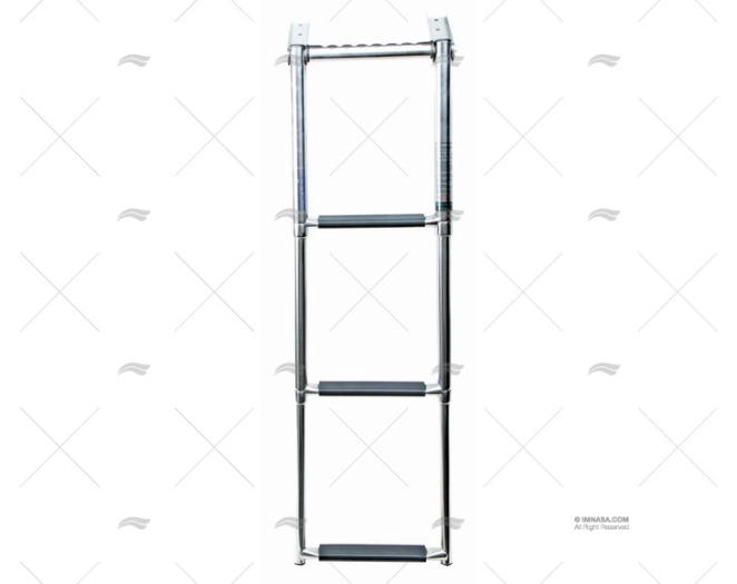 ESCALERA TELESCOPICA INOX MODELO FINGER GRIP