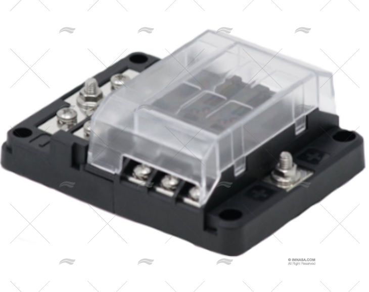 BLOC DE FUSIBLES 6 CIRCUITS GND EGIS