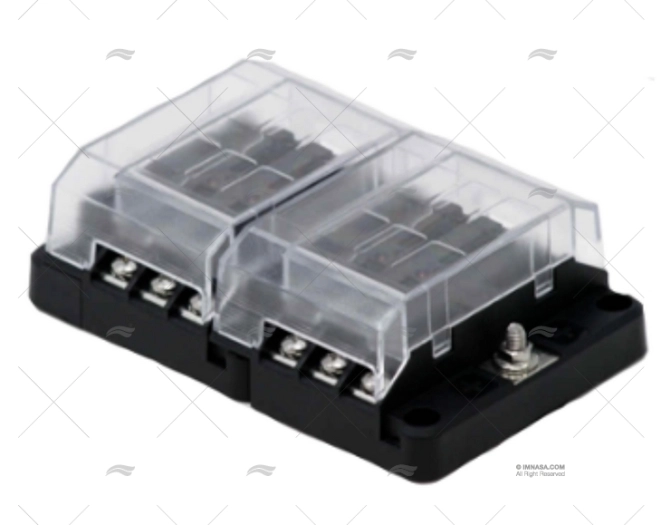 BLOCO DE FUSÍVEIS 12 CIRCUITOS EGIS