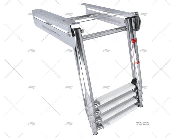 ESCALERA INOX 4P PLEGABLE SOP.300X395X75