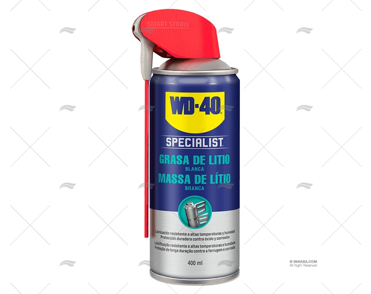 MASSA LUBRIFICANTE DE LÍTIO BRANCA WD-40 400ml
