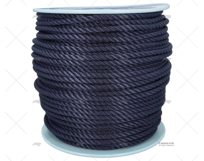 CABO LIROLEN 10mm AZUL MARINHO 200m LIROS