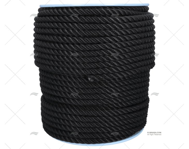 ROPE LIROLEN 16mm BLACK 100m LIROS