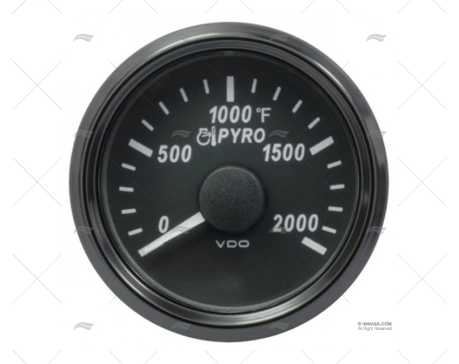 TERMOMETRO SCARICO VDO SVW 1000G 52mm