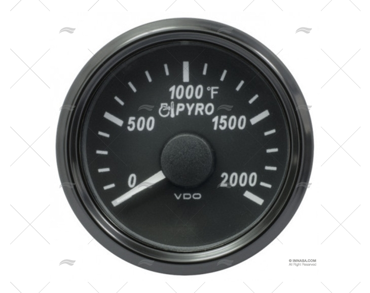 TERMOMETRO SCARICO VDO SVW 1000G 52mm