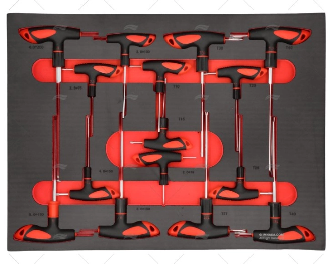 KIT FERRAMENTAS ALLEN TORX
