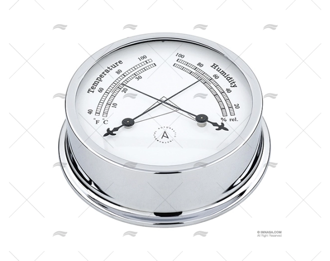 TERMO IGROMETRO CROMATO 120mm AUTONAUTIC INSTRUMENTAL