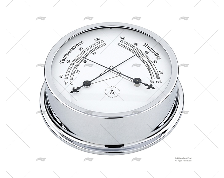 TERMO IGROMETRO CROMATO 120mm AUTONAUTIC INSTRUMENTAL