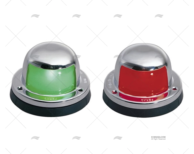 LUZ PERKO HORIZ. INOX POLIDO JOGO 12V
