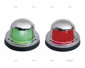 LIGHT PERKO HORIZ. POLISHED S.S. SET 12V