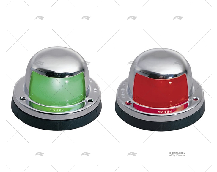 LUZ PERKO HORIZ. INOX POLIDO JOGO 12V