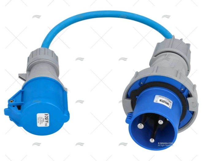 CONECTOR TOMADA MISTA F/M 43-57mm CEE-17