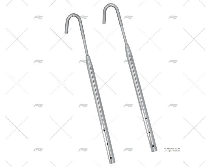 SCALA 6 GRADINI INOX PRUA ESTRAIBILE