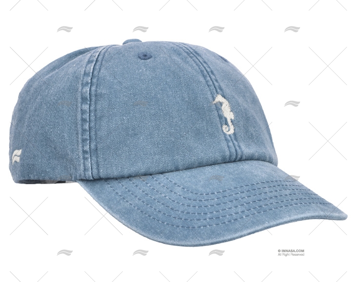 LIGHT DENIM VINTAGE CAP SEAHORSE