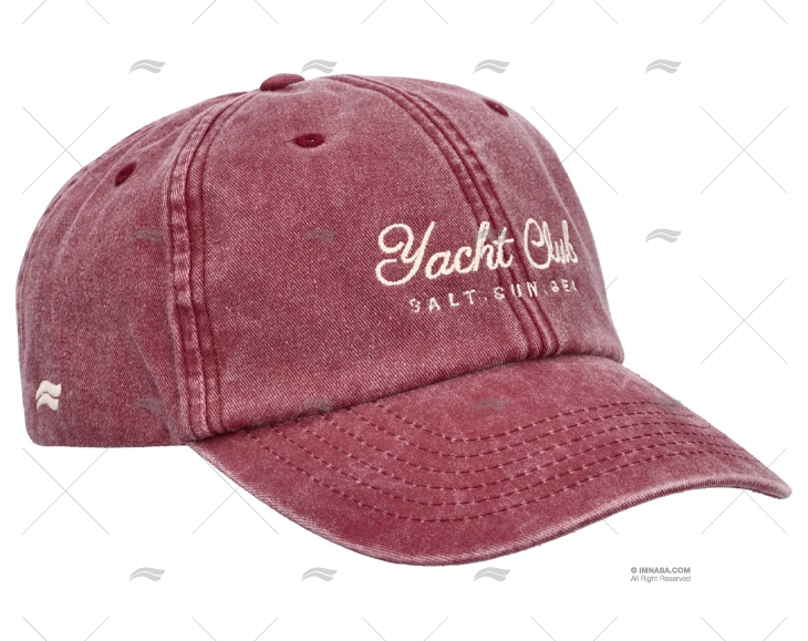 RED VINTAGE CAP YACHT CLUB