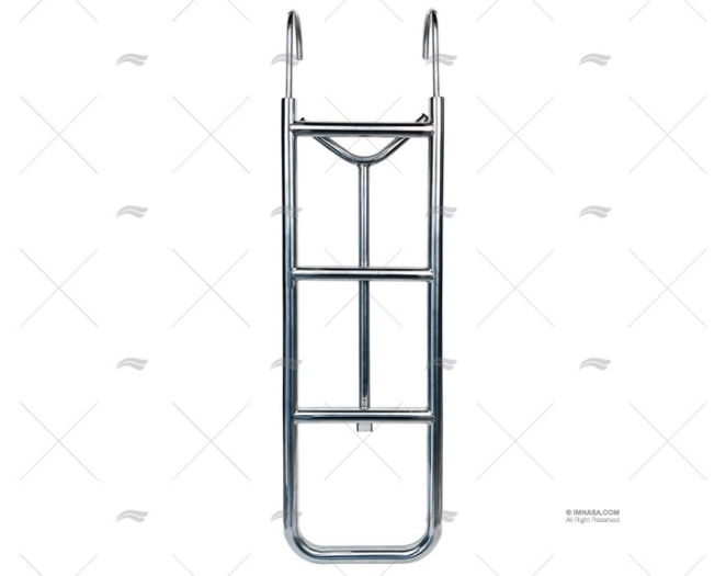 FOLDING LADDER WITH S.S. HANDLE 3 STEPS