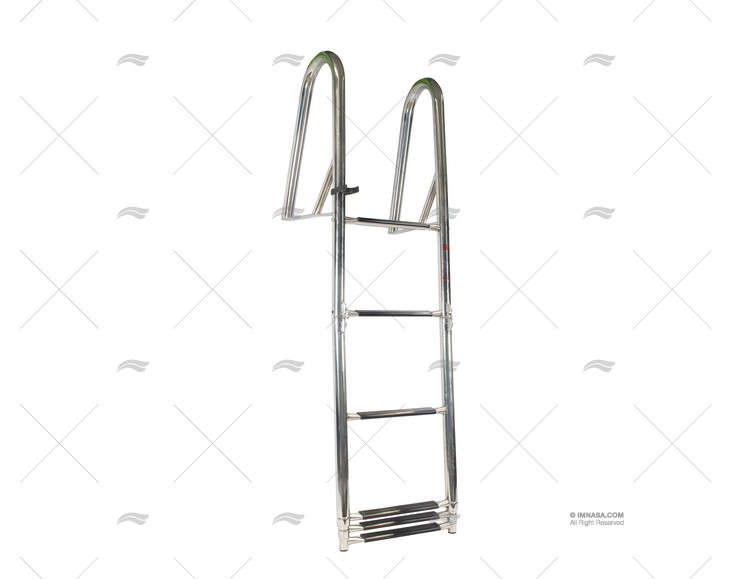 ESCADA TIPO P INOX 6 DEGRAUS