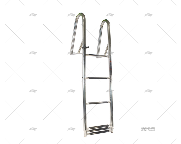 ESCADA 6 DEG. INOX CORRIMÃOS IMNASA