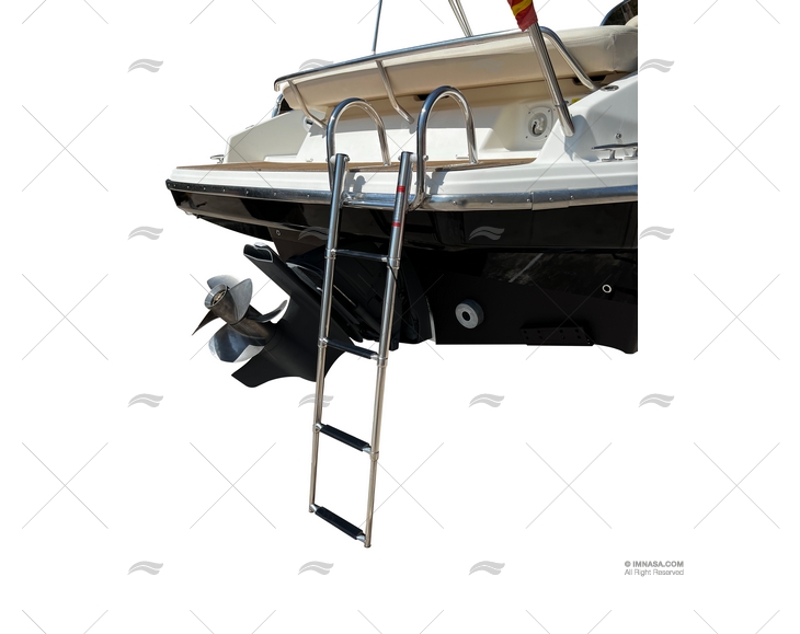 ECHELLE TELESC. INOX 3 MARCHES 890mm