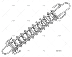 MOLA DE AMARRAÇÃO 05mm 125KG/TRAÇÃO INOX