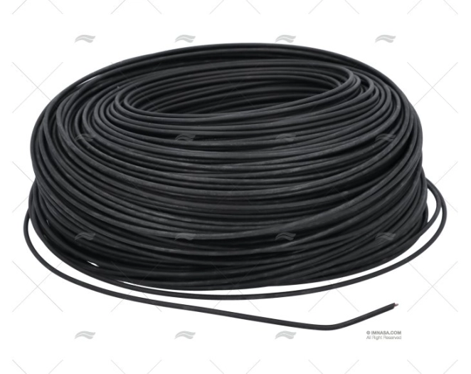 CABLE EL 1,5 MM2 NEGRO CERT 200m