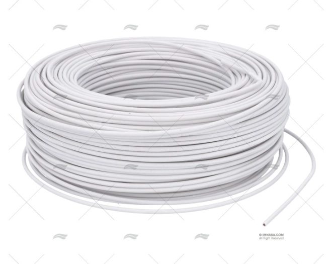 CAVO ELETTRICO 1,5 MM2 BIANCO CERTIFICATO 100m