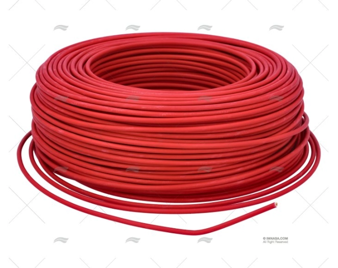 CAVO ELETTRICO 2,5 MM2 ROSSO CERTIFICATO 100m