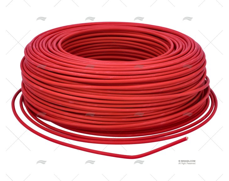 CAVO ELETTRICO 2,5 MM2 ROSSO CERTIFICATO 100m