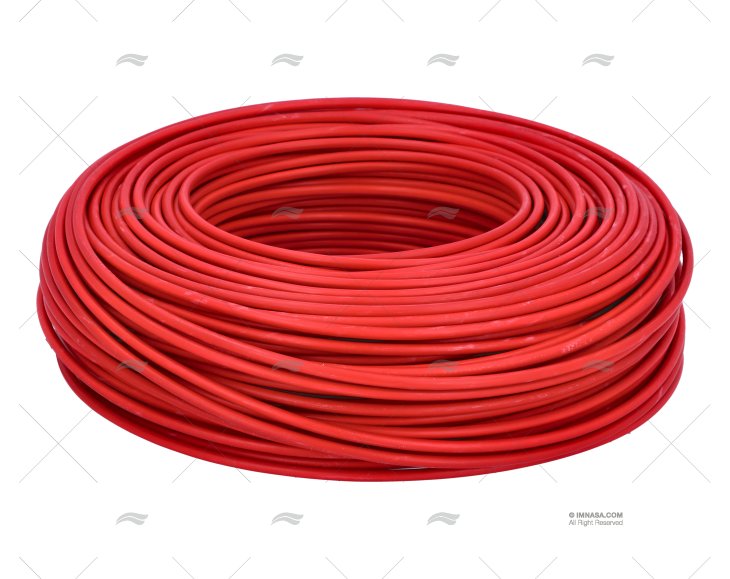 CABO ELÉCTRICO 4 MM2 VERMELHO CERT 100m