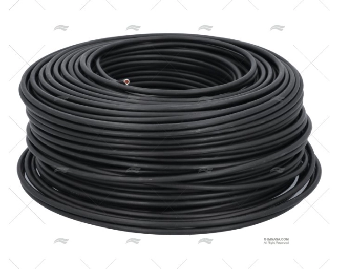 CAVO ELETTRICO 6 MM2 NERO CERTIFICATO 100m