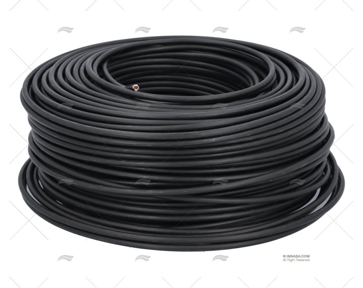 CABLE EL 6 MM2 BLACK CERT 100m