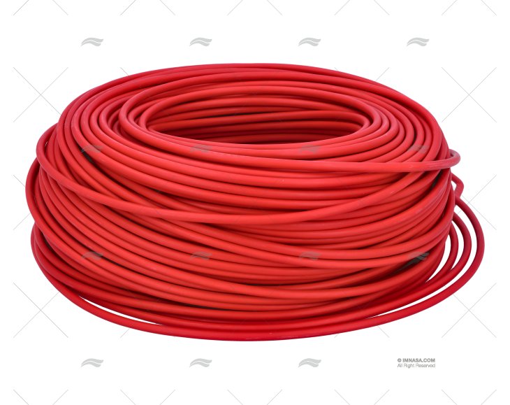 CABO ELÉCTRICO 6 MM2 VERMELHO CERT 100m