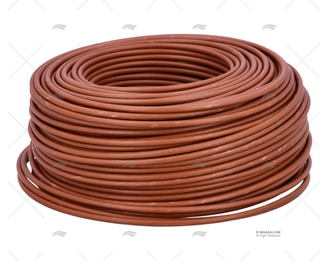 CAVO ELETTRICO 6  MM2 MARRONE CERTIFICATO 100m