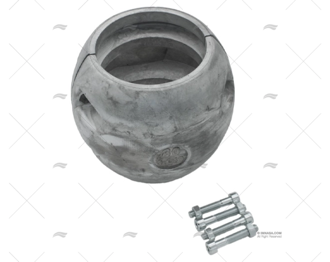 ANODO MAGNESIO COLLARE  80mm