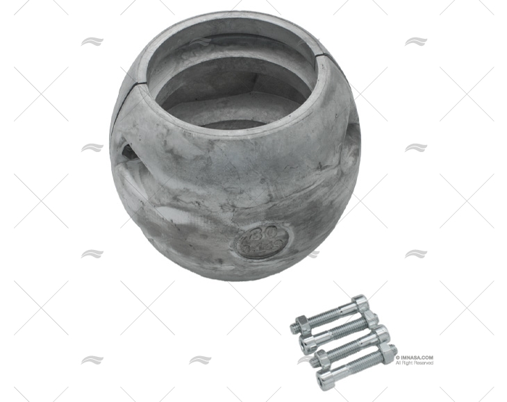 ANODO MAGNESIO COLLARE  80mm