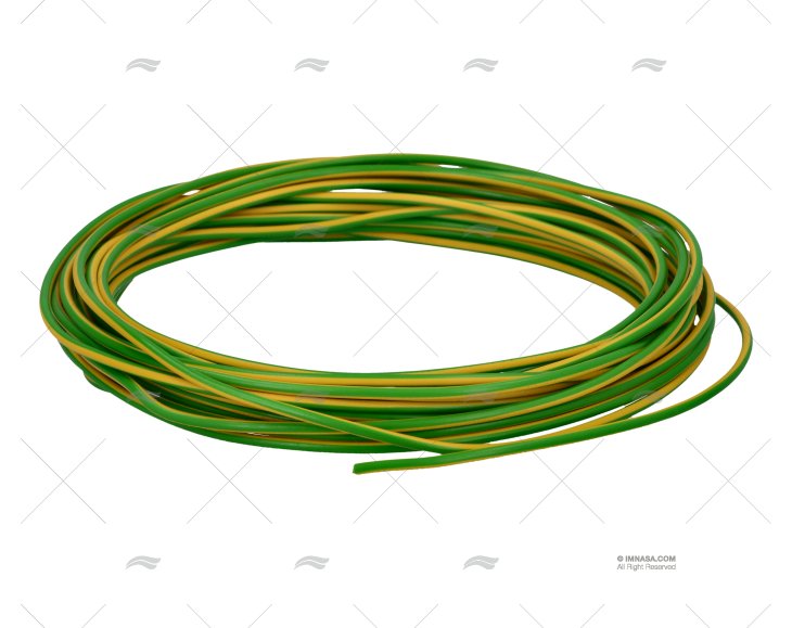 ELEKTRISCHE KABEL 1.5mm 10m GEEL/GROEN