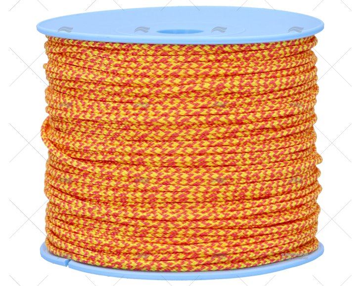 CORDAGE MAGIC SPORT 2mm JAUNE/NÉON/ROSE 100m LIROS