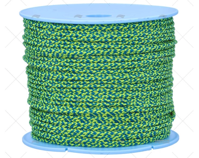 CABO MAGIC SPORT 2mm AMARELO/NEON/AZUL 100m LIROS