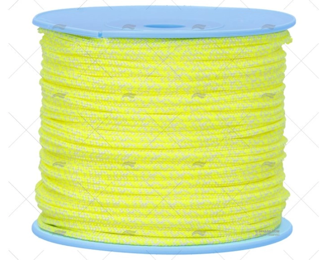 LIJN MAGIC SPORT 2mm GEEL/NEON/WIT 100m LIROS