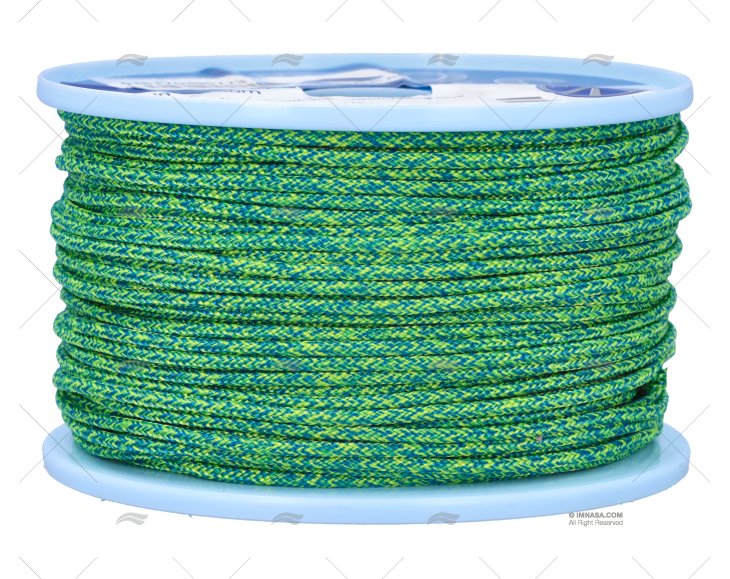 LANO MAGIC SPORT 3mm ŽLUTÁ/NEON/MODRÁ 100m LIROS