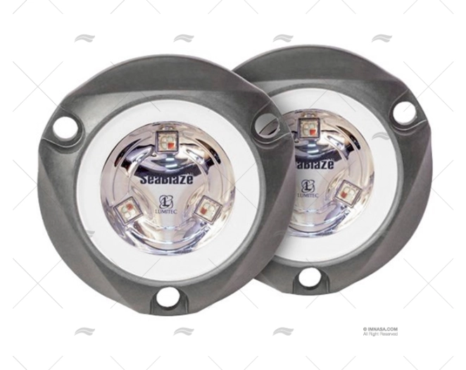 LUZ SUBMERSÍVEL 10-30V MINI LED AZUL  2U LUMITEC