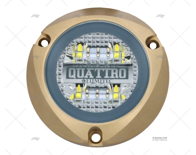 LUZ SUBMERSÍVEL 10-30V MINI 4LED BRANCO/AZUL LUMITEC