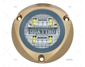 LUZ SUBMERSÍVEL 10-30V MINI 4LED BRANCO/AZUL LUMITEC