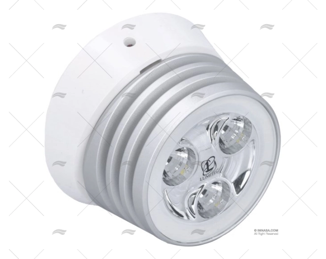 LUCE CROCETTA ZEPHYR LED 10-30V BIANCA LUMITEC