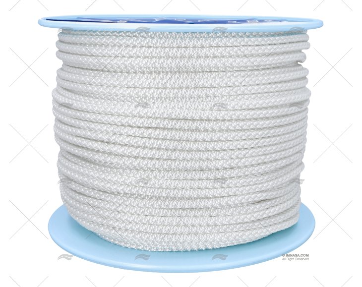 CORDAGE POLYAMIDE 08mm BLANC 200m LIROS